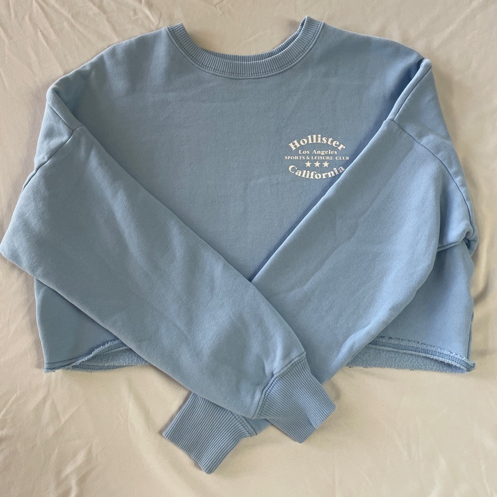 Hollister kids cropped crewneck